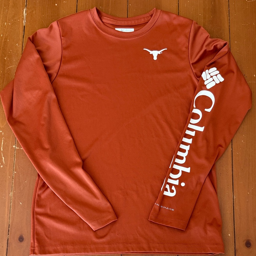 Boys Columbia Longhorns PFG Fishing Shirt